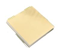 GHHZML Quaderno A Spirale 1 blocco note flip notebook sketch book cancelleria B5 diario foglia(Yellow)
