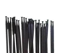 GHHZML Raggi per Bicicletta Set di Ruote a Raggi da 10 Pezzi, Piatti Dritti for Bici Strada con copriraggi for Bicicletta in Acciaio Inossidabile(274mm 10pcs)