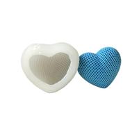 GHHZML Stampo per Candele in Silicone Candle Silicone Mold 3D Woven Love Heart-Shaped Making Kit Handmade Plaster Soap Chocolate Cake Decoration Baking Tools(8.5 * 8cm)