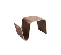 GHHZML Tavolino Da Divano Tavolino da caffè in legno massello semplice e moderno creativo tavolino tè design in curvato mobili soggiorno(Dark Brown)