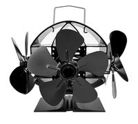 GHHZML Ventola per Stufa a Legna Ventilatore for camino for a risparmio energetico for alimentato a calore senza elettricità Distribuzione efficiente del(15 Blades)