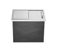 Ghiacciaia - DUOKU - FG-SKU10 - Acciaio Inossidabile - 26,7 L - Coperchio Scorrevole