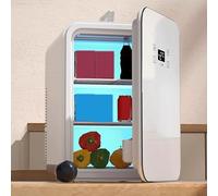 Ghiacciaia Mini Frigo Auto Frigorifero Portatile Da 10L/16L/18L Con Maniglia E Display Digitale Da -20°C A 60°C for Auto, Uffici E Camere Da Letto 12V/24V/220V(29 * 24.5 * 34.5cm)