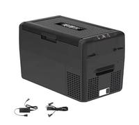 Ghiacciaiaa Frigo Elettrico Portatile Minifrigorifero 20/25L Design Con Divisorio Estraibile Display A Pulsanti Da -20°C A 20°C for Auto, Van E Barca 12V/24V/100-240V(61.7 * 33.2 * 36.3cm)