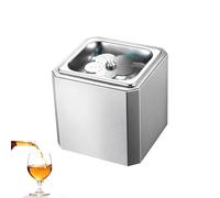 Ghiacciatore di Bicchieri con Avvio a Pressione & Ghiacciatore CO2 Istantaneo, Raffredda a -45°C in 6 Secondi, Raffreddatore Commerciale Acciaio Inox per Bar Volume, Nightclub(Upgraded)