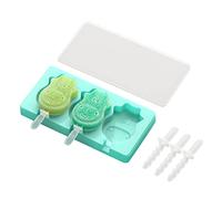 Ghiaccio antiaderente per pop stampi belle mucche per testa crema silicone con coperchio commestibile per ragazzo ragazza casa pop stampi in silicone per bambini cottura senza bambino