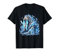 Ghiaccio Elemental Tricheco Cristallo Artico Guerriero Maglietta