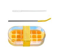 Ghiaccio Flessibile Stampi Da 18grids Design Antiaderente Con Paglia Staccabile Per Fanciulla Fatta A Mano Cubi Ghiaccio Antiaderente Essenziale Per Congelatori