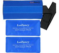 Ghiaccio Gel Riutilizzabile Caldo Freddo Cuscinetto Avvolgere Con Fascia Elastic