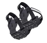 Ghiaccio Grip - Tacchetti antiscivolo per scarpe, tacchetti di trazione a punto, robusta trazione invernale per attività all'aria aperta, escursioni invernali, arrampicata, alpinismo, escursionismo