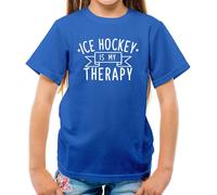 Ghiaccio Hockey È My Therapy - T-Shirt - Player Puck Icehockey Funny Love