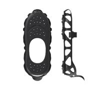 Ghiaccio per scarpe, stivali da trekking, con 30 tacchetti antiscivolo in acciaio inox, per donne e uomini in inverno, ideali per attività all'aperto, passeggiate e jogging su sentieri ghiacciati