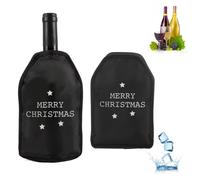 Ghiaccio, refrigeratore per vino freddo, refrigeratore per vino freddo, refrigeratore per bottiglie di vino, per champagne rosso bianco o frizzante, supporto di raffreddamento in gel, autoportante