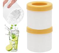 Ghiaccio Stampo,Creatore di Cubetti di Ghiaccio TAIZER 2PCS Cubo di Ghiaccio Vassoi Ghiaccio Cilindro Ghiaccio Stampo Reticolo di Ghiaccio Silicone Ghiaccio Vassoio Creatore di Cubetti di Ghiaccio