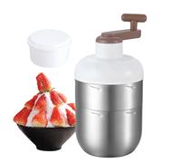 Ghiaccio tritato - Razing Ice Cream Maker portatile rasato | Produttore di cotolette di emergenza per la casa, pezzi per congelatore manuale per la produzione di gelati per coleotteri neve