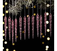 Ghiaccioli da Appendere Acrilico Trasparente Gocce Ornamenti per Decorazione Vac