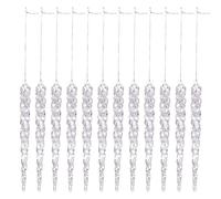 Ghiaccioli da Appendere Acrilico Trasparente Gocce Ornamenti per Decorazione Vac