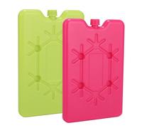 Ghiaccioli per Borsa Frigo, 2 Pezzi Mattonelle Ghiaccio Riutilizzabili, Siberini per Borsa Termica Piccoli, 200 ml Tavolette Ghiaccio per Borse Frigo, Adatti per Picnic, Vaggi, Attività All'aperto