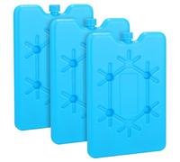 Ghiaccioli per Borsa Frigo Piccoli, 3 Pezzi 200ml Mattonelle Ghiaccio Riutilizzabili, Ghiaccio per Borsa Termica, Elementi refrigeranti per Viaggi, Picnic, Campeggio, Escursioni, Vacanze