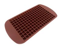 Ghiaccioli Stampi 4/6/8/15/160 Grid Big Ice Tray Mold Giant Jumbo Large Silicone Cube Square DIY Maker(160Grid-Coffee,4pcs)