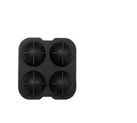 Ghiaccioli Stampi Vassoio facile da estrarre, adatto for forniture for feste a base di whisky, stampo for ghiaccio in silicone 3D a forma diamante, cubo riutilizzabile(Color03,Black)