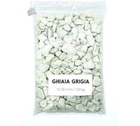 Ghiaia Bianco 1,8Kg - Ghiaia per Acquario - Sassolini Decorativi per Vasi - Sass