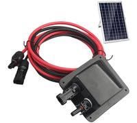 Ghiandola di ingresso solare, alloggiamento per ghiandola per ghiandole solare impermeabile adatto ai pannelli del tetto su barca per, campeggiatori, furgone, edificio, garage, baracca con cav