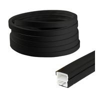 GHIBFBT Profilo LED in silicone, 12 x 12mm Striscia LED flessibile, Profilo e diffusore LED, IP65 Impermeabile, Profilo LED al neon per soffitto acustico (5 metri)