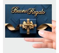 GHIBLI 100 Buoni Regalo 10,5x7,4 cm - Biglietti Eleganti in Cartoncino da Compilare per Omaggi, Gift Card Offerte Negozi Estetista Parrucchiera, Voucher Sconto Clienti, Coupon Regali Aziende