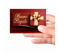 GHIBLI 100 Buoni Regalo 8,5x5,5 cm - Biglietti Eleganti in Cartoncino da Compilare per Omaggi, Gift Card Offerte Negozi Estetista Parrucchiera, Voucher Sconto Clienti, Coupon Regali Aziende