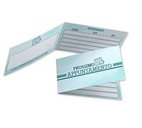 GHIBLI 500 Biglietti Appuntamento Professionali - Tessere Promemoria per Fissare Appuntamenti a Clienti e Pazienti - Utili per Dentista, Parrucchiera, Estetista, Studio Medico e altre Attività