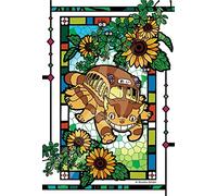 Ghibli Art Crystal Jigsaw Puzzle Il mio vicino Totoro circondato da girasoli 126