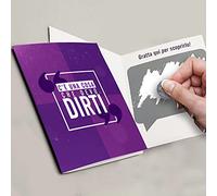 GHIBLI Biglietti Gratta e Vinci Personalizzati per Sorpresa, Annuncio Gravidanza a Padre Nonni Zia. Dichiarazione Amore, Vuoi essere la mia testimone madrina padrino. Regalo originale per lei o lui