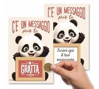 GHIBLI Biglietto Gratta e Vinci Personalizzato per San Valentino, Sorpresa, Annuncio Gravidanza, Anniversario, Vuoi essere la mia testimone madrina padrino - Per Lei o per Lui. Busta inclusa
