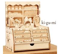 Ghibli Kiki's Delivery Service Bakery ki-gu-mi 3D Wooden Art Craft Puzzle Kit