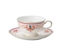 Ghibli Kiki's Delivery Service Jiji Cat Tea Cup Saucer Pink Noritake Bone China