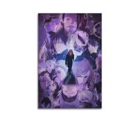 GHIBYN Poster decorativo da parete a tema anime, motivo: incantesimo, ritorno alla battaglia, poster decorativo su tela, poster decorativo moderno, per camera da letto, 30 x 45 cm