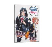GHIBYN Poster decorativo da parete a tema anime My Youth Love Story Is Indeed Problematic, poster decorativo da parete su tela, poster decorativo moderno per camera da letto, 40 x 60 cm