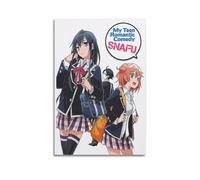 GHIBYN Poster decorativo da parete a tema anime My Youth Love Story Is Indeed Problematic, poster decorativo da parete su tela, poster decorativo moderno per camera da letto, 40 x 60 cm