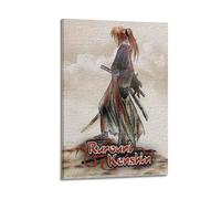 GHIBYN Poster decorativo da parete a tema anime Rurouni Kenshin5, poster decorativo su tela, stampa moderna, per camera da letto, per camera da letto, 40 x 60 cm