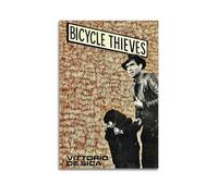 GHIBYN Poster decorativo da parete di film, ladro di bici, stampa artistica su tela, poster decorativo moderno, per camera da letto, 30 x 45 cm