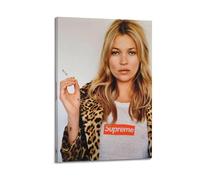 GHIBYN Poster decorativo da parete di Kate Moss, top model Kate Moss, poster decorativo su tela, stampa moderna, per camera da letto, per camera da letto, 40 x 60 cm