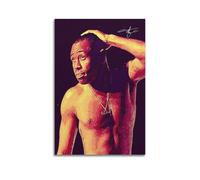 GHIBYN Poster decorativo da parete su tela, motivo cantante Tyler The Creator, stampa moderna, per camera da letto, per camera da letto, 30 x 45 cm