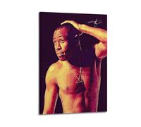 GHIBYN Poster decorativo da parete su tela, motivo cantante Tyler The Creator, stampa moderna, per camera da letto, per camera da letto, 30 x 45 cm