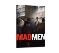 GHIBYN Poster decorativo da parete, su tela, motivo: Mad Men Stagione 2, poster decorativo moderno per camera da letto, per camera da letto, 50 x 75 cm