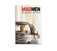 GHIBYN Poster decorativo da parete, su tela, motivo: Mad Men Stagione 7, poster decorativo moderno per camera da letto, per camera da letto, 60 x 90 cm