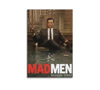 GHIBYN Poster decorativo da parete, su tela, serie TV Mad Men Stagione 3, poster decorativo moderno per camera da letto, per camera da letto, 20 x 30 cm