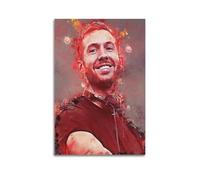 GHIBYN Poster su tela, motivo: Disc Jockey Calvin Harris, poster decorativo da parete con stampa moderna per camera da letto, 30 x 45 cm