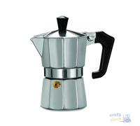 PEZZETTI, Italexpress Caffettiera 6 Tazze in Alluminio, Manico Ergonomico Resistente al Calore, Guarnizione in Silicone Alimentare, Per Piani a Gas No Piano Induzione
