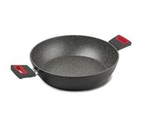 Ghidini Cipriano Tegame Alluminio antiaderente (32cm) VIVÀ Grigio e Rosso 2282